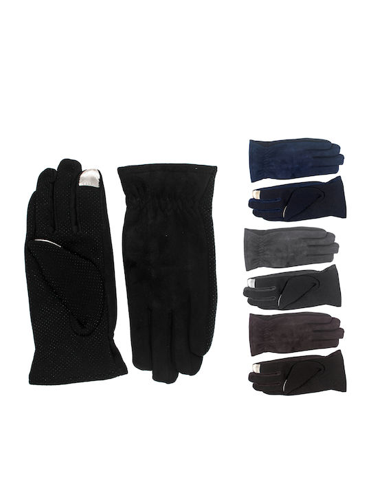 Men's Gloves with Fur Black