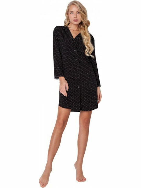 Aruelle Winter Women's Nightdress Black