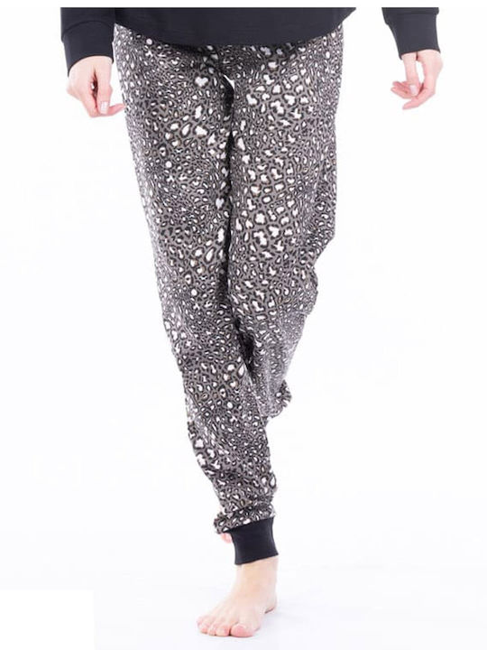 MEI Winter Women's Pyjama Set Black