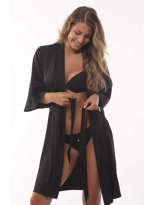 Bonatti Winter Women's Robe Black MAIDA