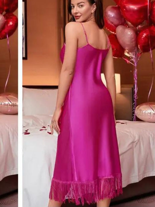 La Lolita Amsterdam Summer Women's Nightgown Fuchsia