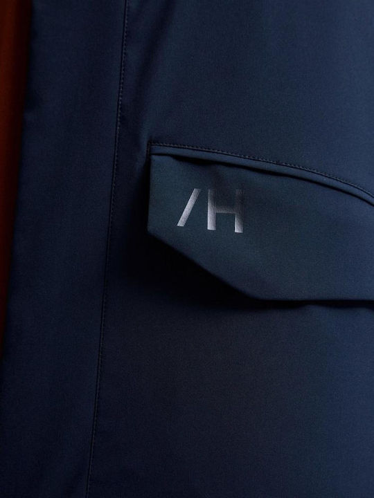 Χειμωνιάτικο Μπουφάν Παρκά Navy Μπλε