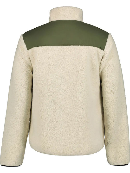 Мъжка Жилетка Fleece Бяла