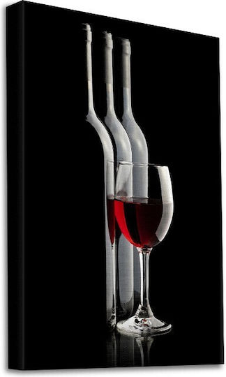 Walls Bottle Red Wine σε Καμβά
