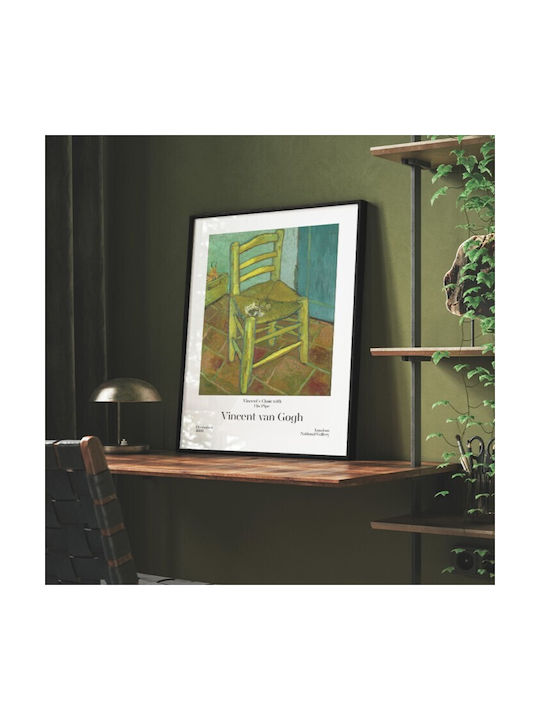 Walls Van Gogh's Chair Rahmen Kopie von Van Gogh Holz 20x30cm