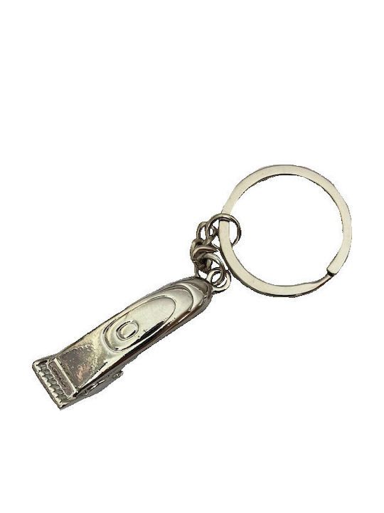 Tatu Moyo Metallic Silver Keychain