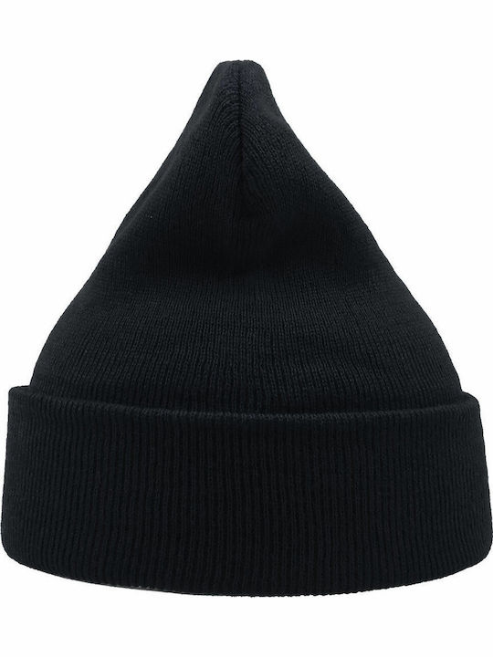 Wind Knitted Beanie Cap Navy Blue