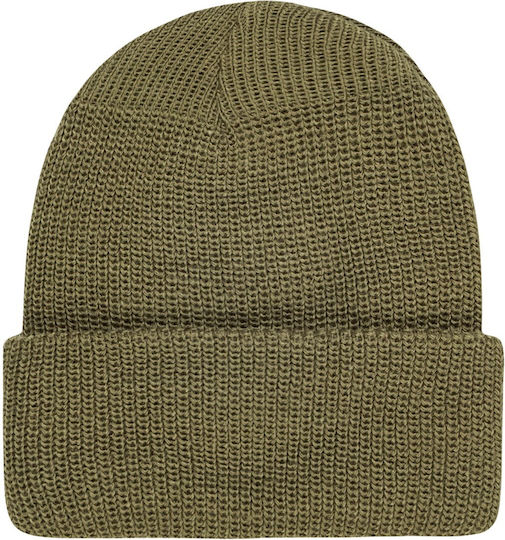 KERNEL Beanie Unisex Σκούφος Πλεκτός σε Χακί χρώμα