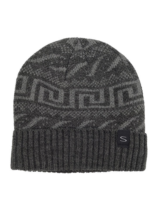 Knitted Beanie Cap Gray