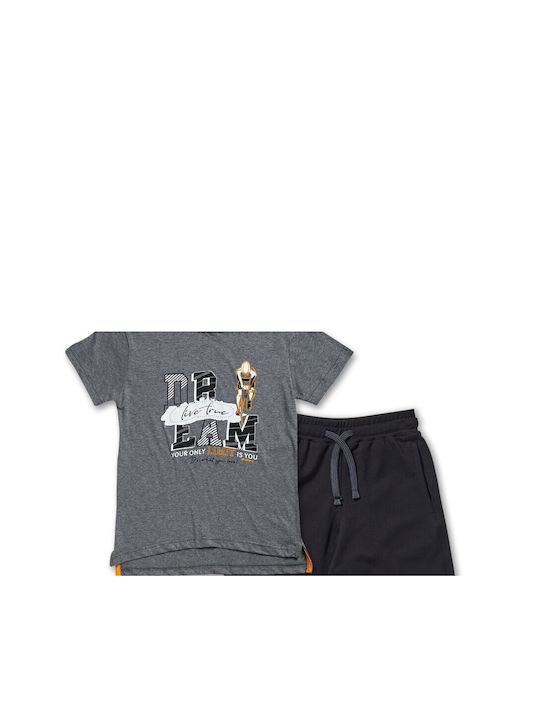 Reflex Kids Set with Shorts Summer 2pcs Gray