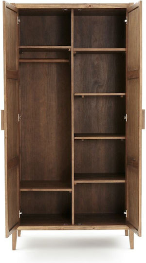 Doppeltür Kleiderschrank Nottingham 100x57x201cm