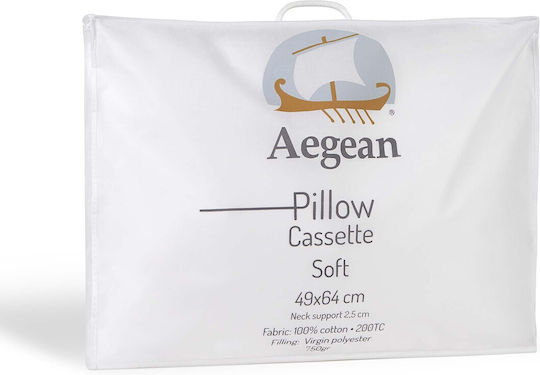Aigaion Cotton Made Bed Pillow 49x64cm