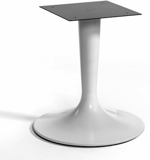 Am.Pm Tischständer aus Metall in Weiß Farbe 65x65x72cm
