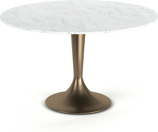 Am.Pm Tischständer aus Metall in Gold Farbe 50x50x71cm