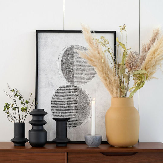 La Redoute Interieurs Διακοσμητικό Βάζο Metallisch Schwarz 22cm 1Stück