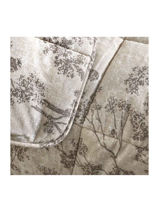 Aigaion Bettdecke Einzelbett 160x220cm Beige