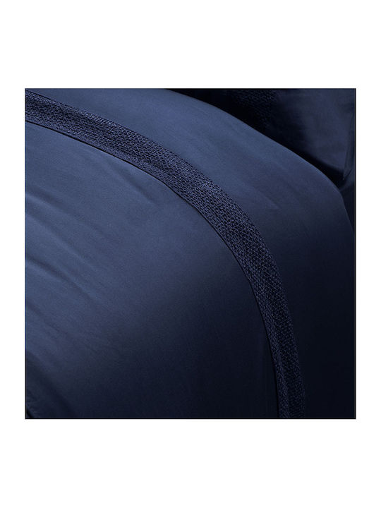 Hauz Duvet Cover Set King Size with 2 Pillowcases 260x250 Blue