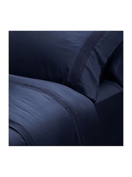 Hauz Duvet Cover Set King Size with 2 Pillowcases 260x250 Blue