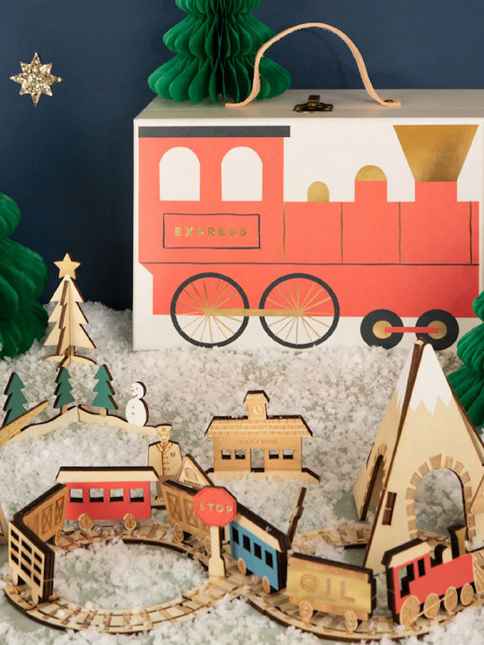Meri Meri Advent Calendar Railway Train DIY Wooden