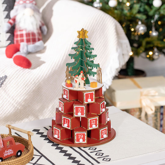 HomCom Advent Calendar DIY Χάρτινο