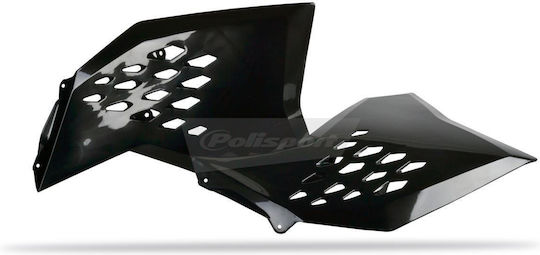 Polisport Motorcycle Side Plastic for KTM 530 EXC Black 2pcs