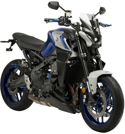 Puig Πλαϊνό Πλαστικό Μοτοσυκλέτας για Yamaha MT-09 Μαύρο