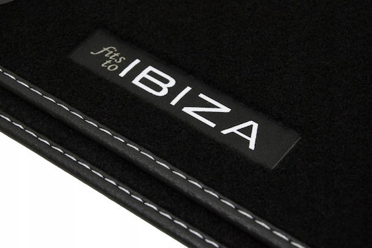 Rezaw Plast Set of Front and Rear Mats 4pcs for Seat Ibiza Black