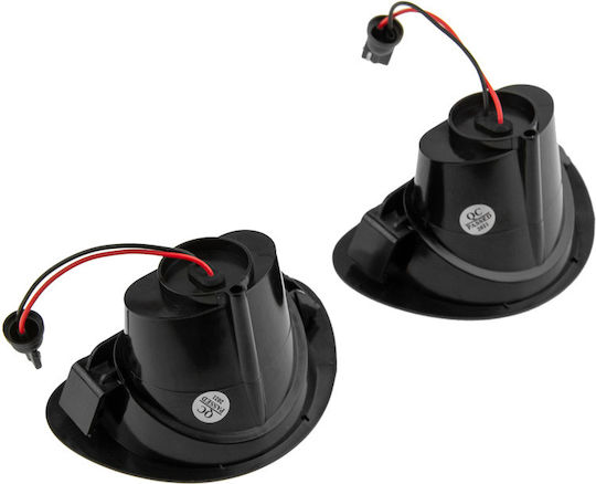 NTY Lumini pentru plăcuțele de înmatriculare Lumini LED pentru Citroen C1 Peugeot 107 2buc