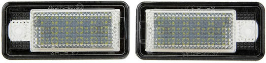 NTY License Plate Lights LED for Audi A3 A4 A6 A8 Q7