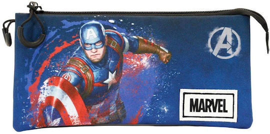 Karactermania Comics Pencil Case with 3 Compartments Multicolored