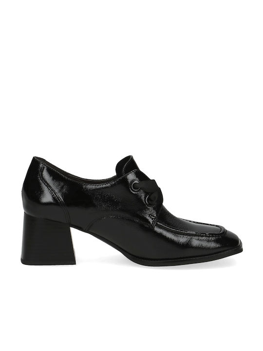 Caprice Leder Pumps Schwarz