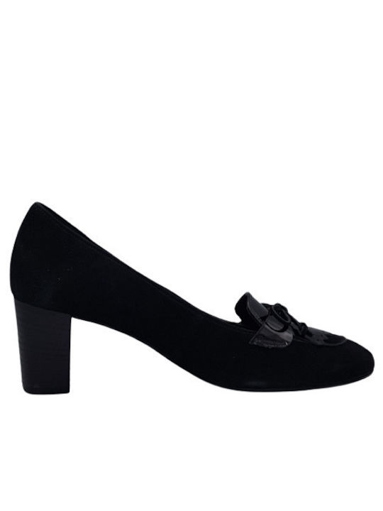 Gabor Leder Pumps Schwarz