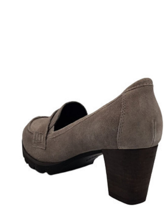 Pantofi cu toc Gri