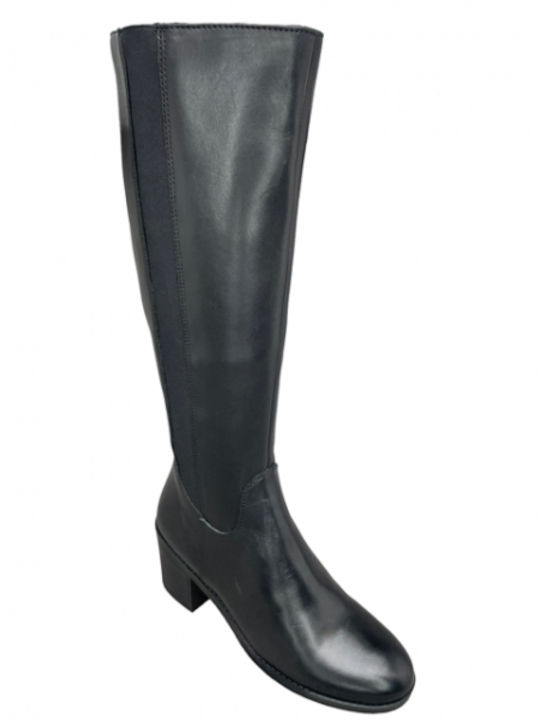 Smart Steps Leather Women's Boots with Rubber Black