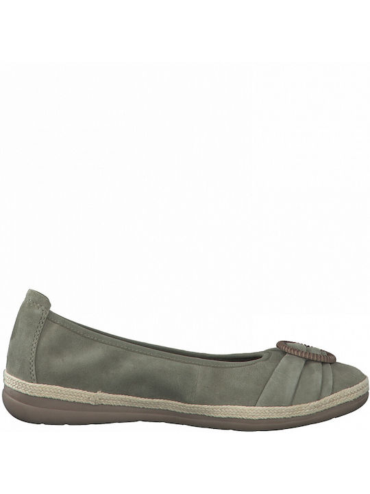 Jana Ballerinas Softline Green