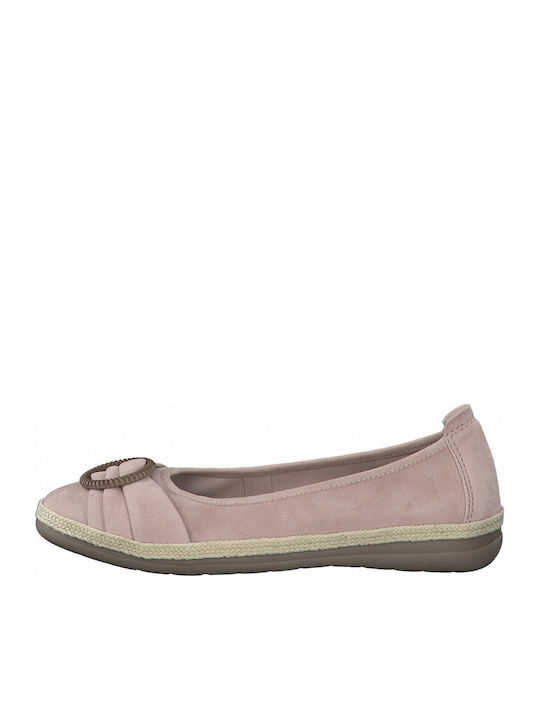 Softline Pantofi balerini pentru femei in Roz Culori