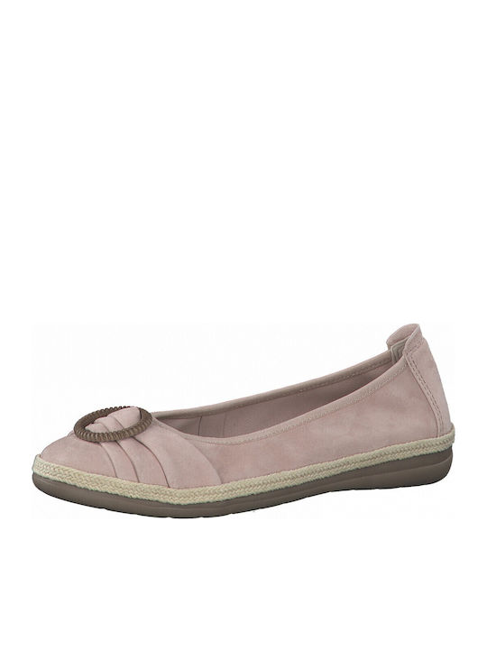 Softline Pantofi balerini pentru femei in Roz Culori
