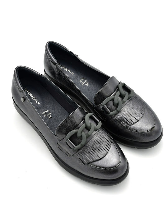 Stonefly Damen Loafers in Gray Farbe