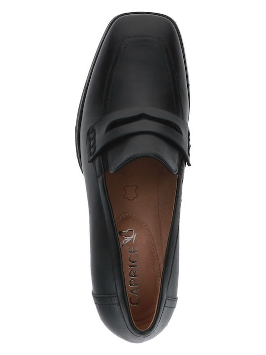 Leather Black Heels