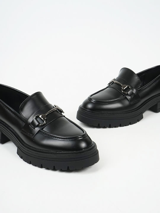 Damen Mokassins in Schwarz Farbe