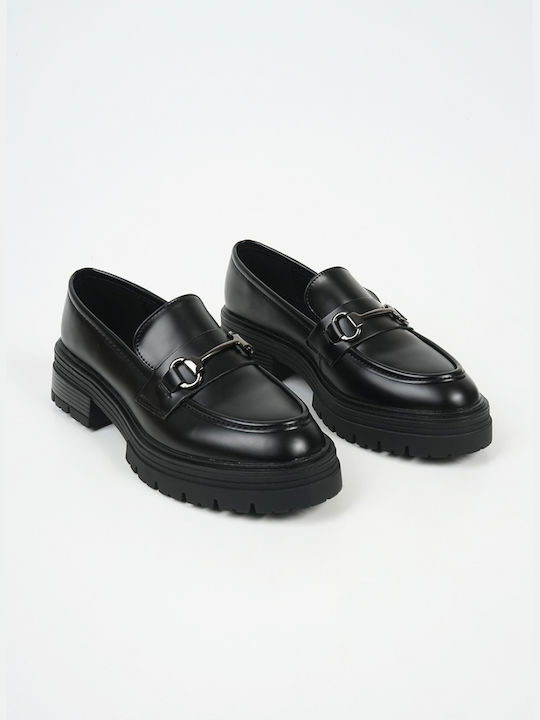 Damen Mokassins in Schwarz Farbe
