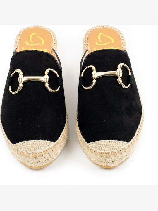 Flat Mules σε Μαύρο Χρώμα
