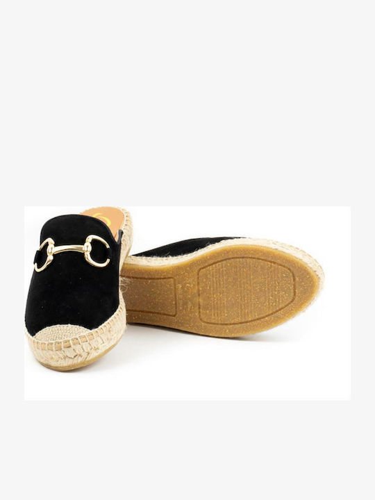 Flat Mules σε Μαύρο Χρώμα