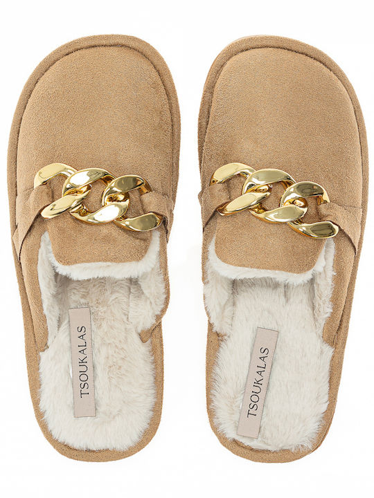 Winter Women's Slippers Golden