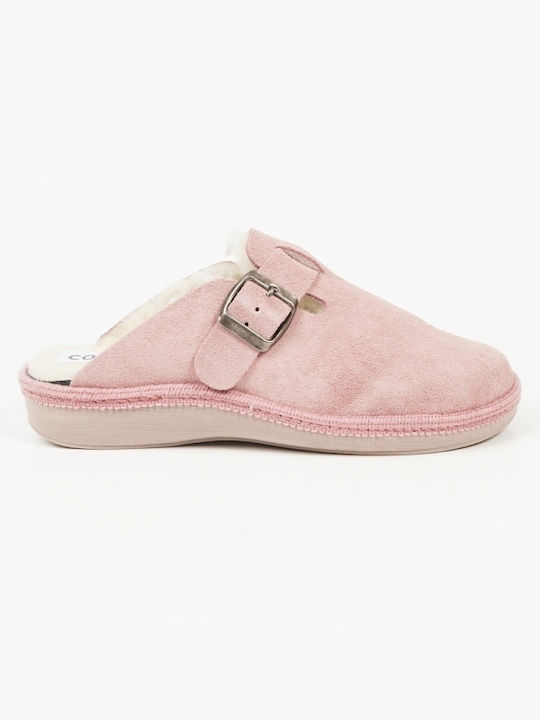 Comfy Anatomic Anatomic Leather Women's Slippers Pink