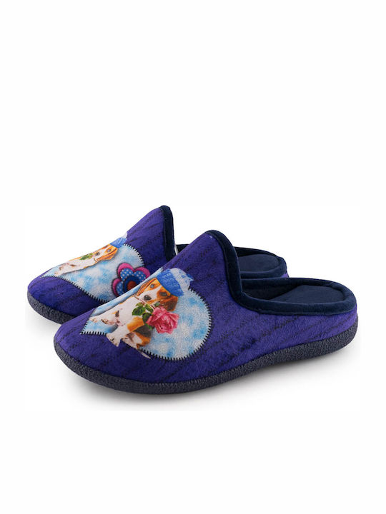 Love4shoes Women's Slippers Blue