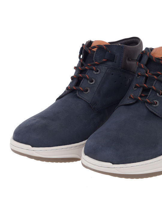 BONNY Piele Negru Ghete barbati