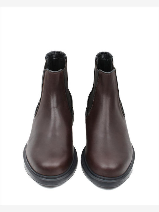 Truman 14 Leather Brown Chelsea Boots Anatomical
