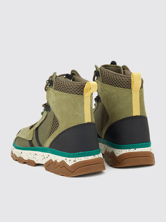 Abbasi Wildleder Herrenstiefel Khaki
