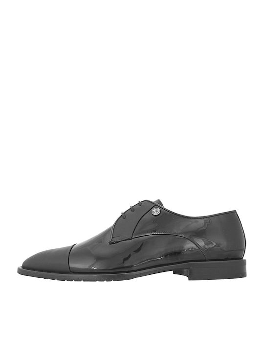 GK Uomo Men's Patent Leather Dress Shoes Black GK Uomo Men's Patent Leather Dress Shoes Black